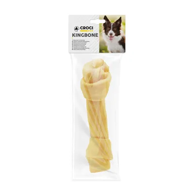 King Bone weiß geknotete Knochen für Hunde – verschiedene Größen – 30 CM / 1 – Croci