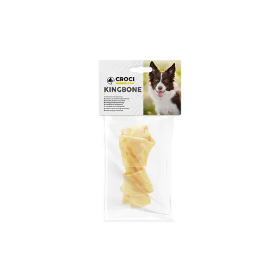 King Bone weiß geknotete Knochen für Hunde – verschiedene Größen – 10 CM / 1 – Croci