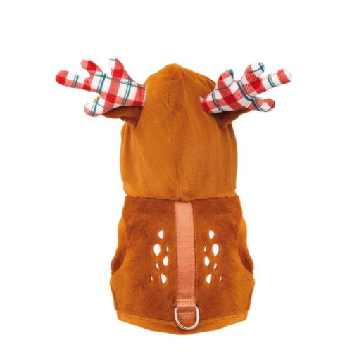 HARNAIS XMAS RUDOLPH – Harnais a tema renna per Natale – XS 24 -27 CM – Croci