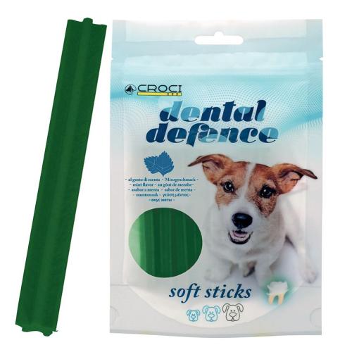Mundhygienesnack für Hunde – Dental Defense Soft Sticks – Minze / 4 – Croci