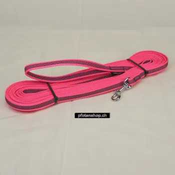 Schleppleine Antislip, HS, pink – 20mm, 3m