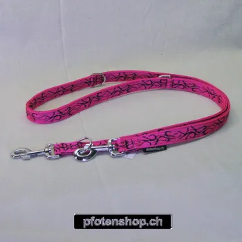 Leine 3fach verstellbar 1.6 - 2m, 1 – 1.6m, 1.5cm