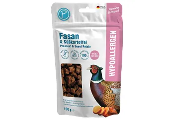 Hundesnack Softsnack Hypoallergen Fasan, Maxi Würfel, 100 g – Petlando