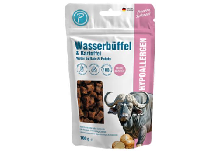 Hundesnack Softsnack Hypoallergen Wasserbüffel, Maxi Würfel, 100 g – Petlando