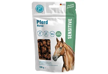 Hundesnack Softsnack Sensitive Pferd, Maxi Würfel, 100 g – Petlando