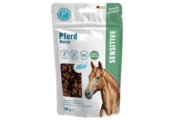 Hundesnack Softsnack Sensitive Pferd, Mini Würfel, 100 g – Petlando