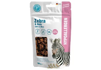 Hundesnack Softsnack Hypoallergen Zebra, Maxi Würfel, 100 g – Petlando