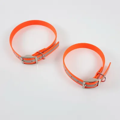 Biothane Dornhalsband reflektierend – 27–45 cm / 19 mm