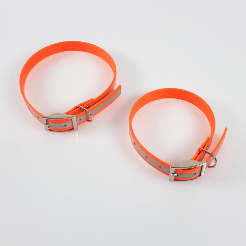 Biothane Dornhalsband reflektierend – 27–45 cm / 19 mm