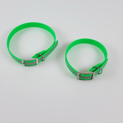 Biothane Dornhalsband reflektierend – 27–45 cm / 19 mm