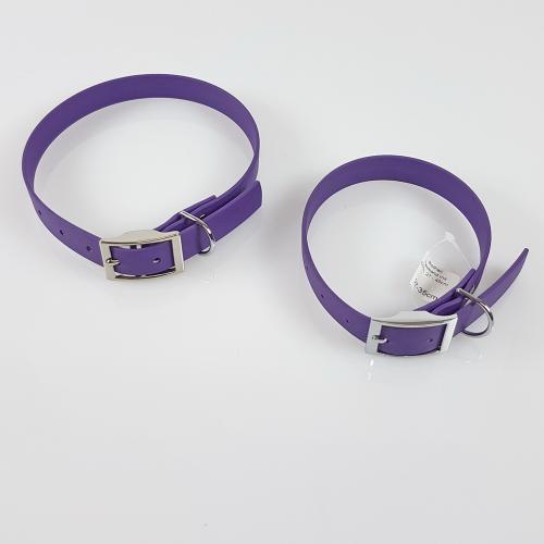 Biothane Dornhalsband violett – 27–45 cm / 19 mm