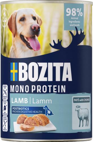 Bozita Paté Lamm Dog – 400 g – Bozita - getreidefreies Monoprotein-Nassfutter für ausgewachsene Hunde