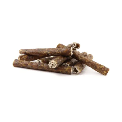 Unverpackt: Kaustangen 15 cm 100% Pferdehaut, DOGBOSS 100% Natur