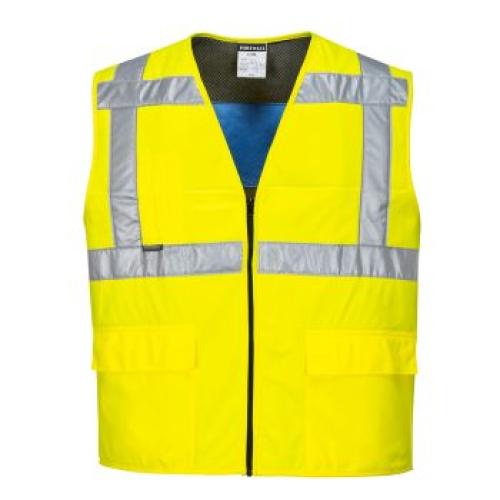 Kühlweste AQUA COOLKEEPER Cooling Vest L Neongelb