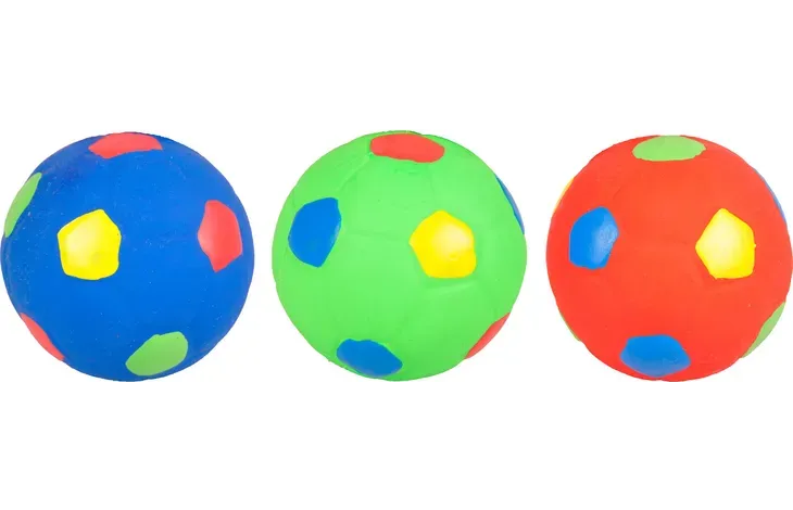 Flamingo Spielzeug Pepper Fussball Latex Ø 7 cm Mehrere Farben