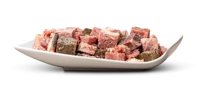 BARF-Fleisch BARF Mischun g Rind „pur“ lose in Stücken 1500 g – BigPet