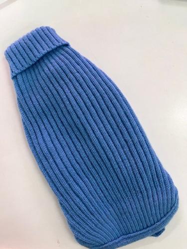 Hundepullover Hellblau Wolle & Acryl - Grösse 47 - Fashion Dog