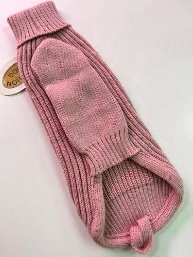 Hundepullover altrosa Grösse 21 aus Wolle & Acryl - Fashion Dog