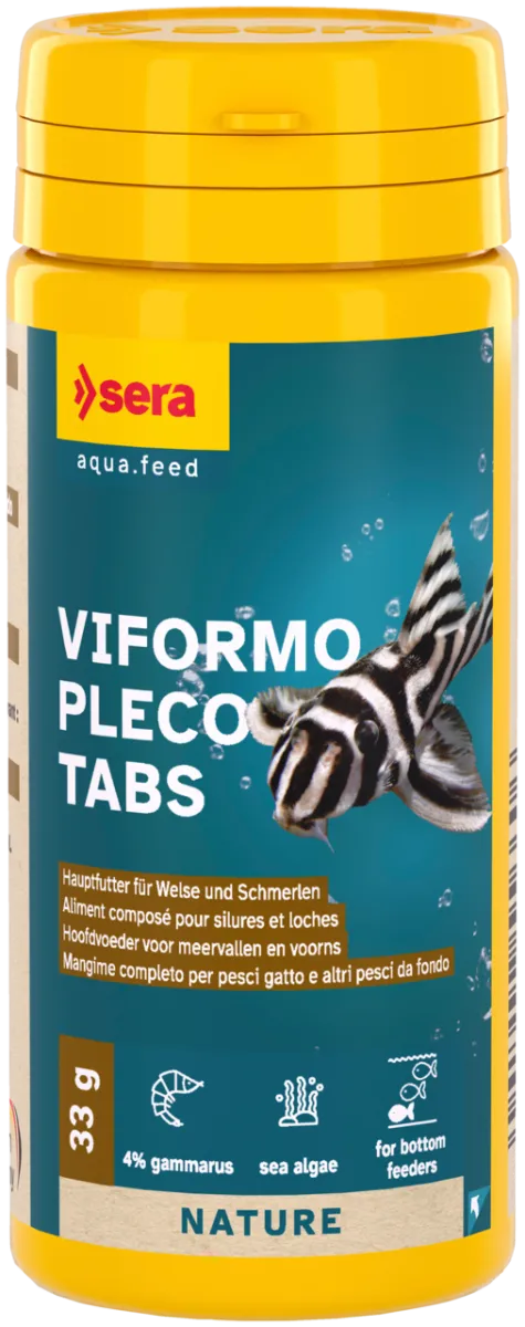 Fischfutter Viformo Nature Welsfutter Tabletten 100 ml – sera