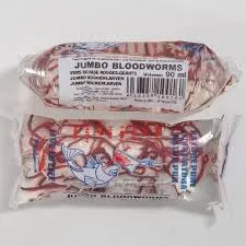 Lebendfutter Rote Mückenlarven Jumbo 90 ml – PET‑Beutel