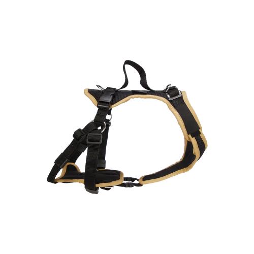 Hundegeschirr Vary Pro Guide, Grösse XXS, Schwarz–Beige | Grossenbacher