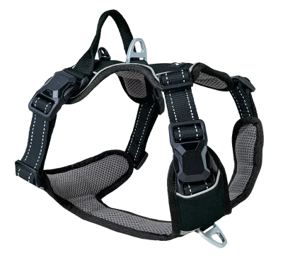 Hundegeschirr Magnetech L, Anthrazit–Schwarz – Petlando