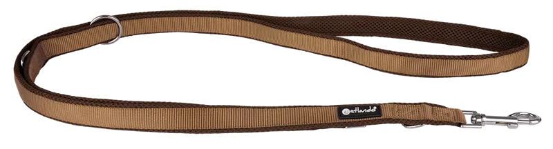 Hundeleine Magnetech verstellbar 3 m, L, Mokka–Cognac – Petlando