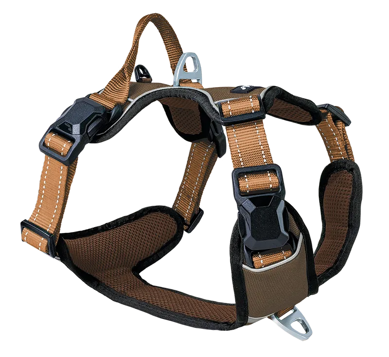 Hundegeschirr Magnetech L, Mokka–Cognac – Petlando