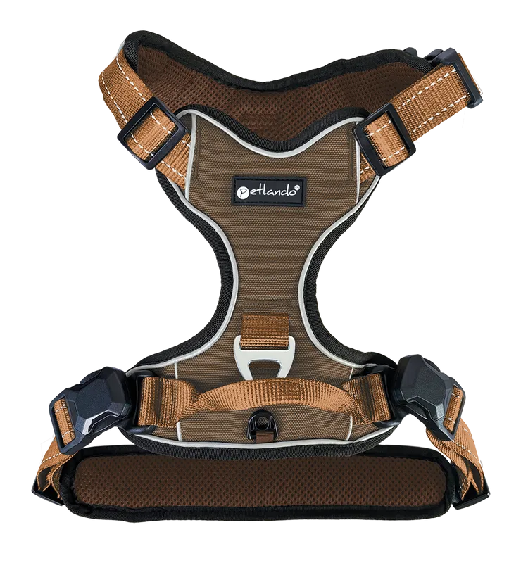 Hundegeschirr Magnetech L, Mokka–Cognac – Petlando