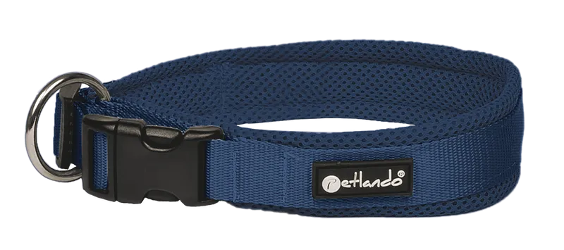 Hundehalsband Mesh XS Navy – Petlando