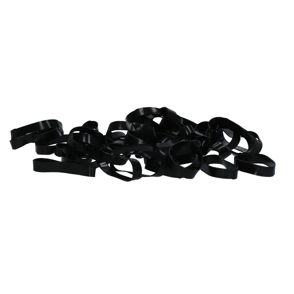 Excellent Horse Rubber Bands Silicone Black