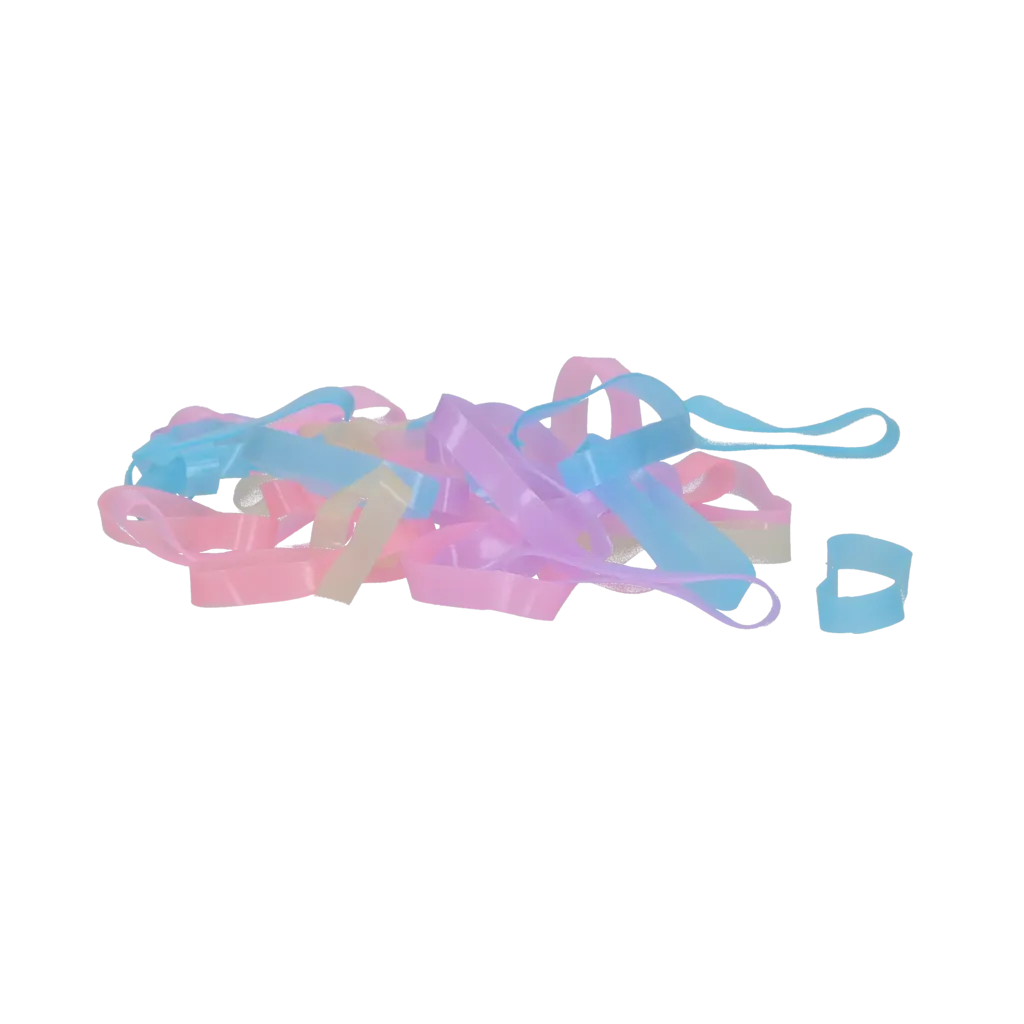 Excellent Horse Rubber Bands Silicone Rainbow