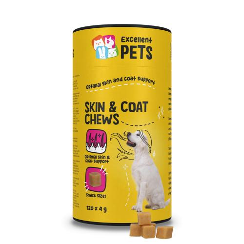 Excellent Pets Skin & Coat Soft Chews 120 Treats