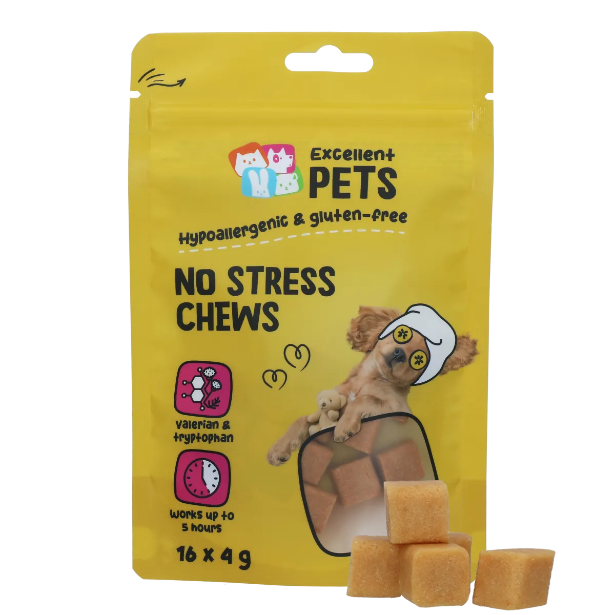 Excellent Pets No Stress Soft Chews 16 Treats