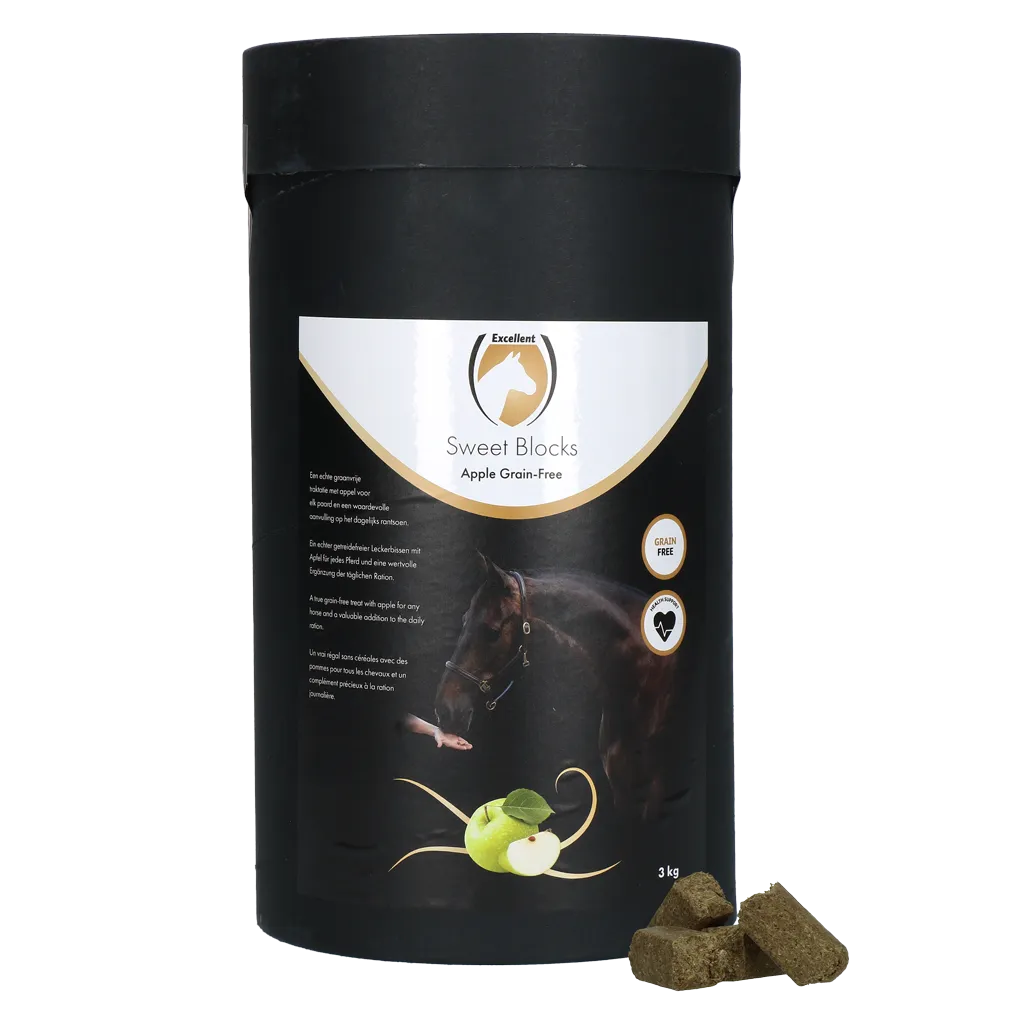 Excellent Horse Sweet Blocks Grain-Free Apple 3 kg