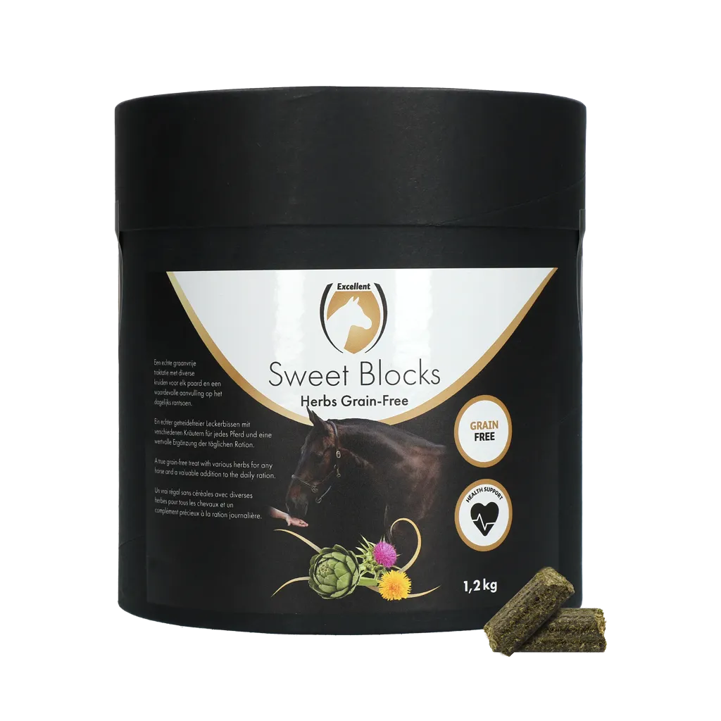 Excellent Horse Sweet Blocks Grain-Free Herbs 1,2 kg
