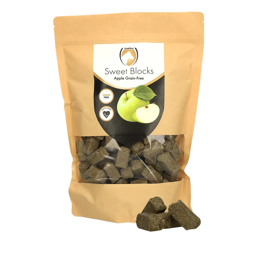 Excellent Horse Sweet Blocks Grain-Free Apple 1 kg