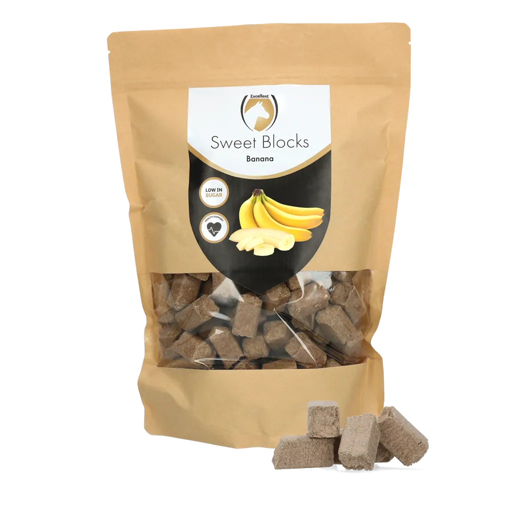 Excellent Horse Sweet Blocks Banana 1 kg