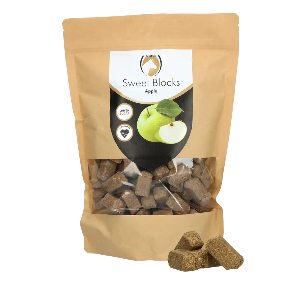Excellent Horse Sweet Blocks Apple 1 kg