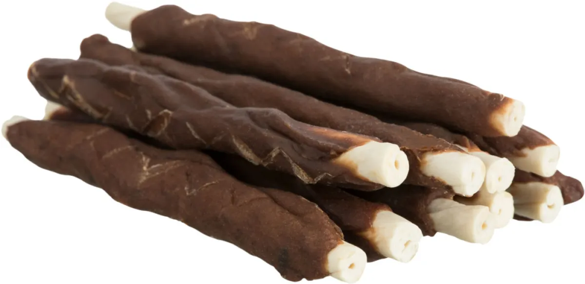 Denta Fun Rolls mit Kaninchen – 12 cm / 6 St. / 70 g – Trixie - Kaurollen für Hunde