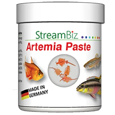 StreamBiz Artemia Paste Fischfutter für Zierfische 120 g