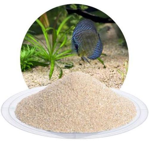 Terrariensand / Aquariensand beige – 5 kg – Körnung ca. 0,5–1,5 mm - natürlicher Bodengrund für Terrarium und Aquarium