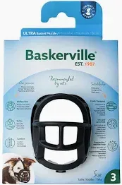Maulkorb Baskerville Ultra, schwarz, Jack Russell, Cavalier -Sheltie,