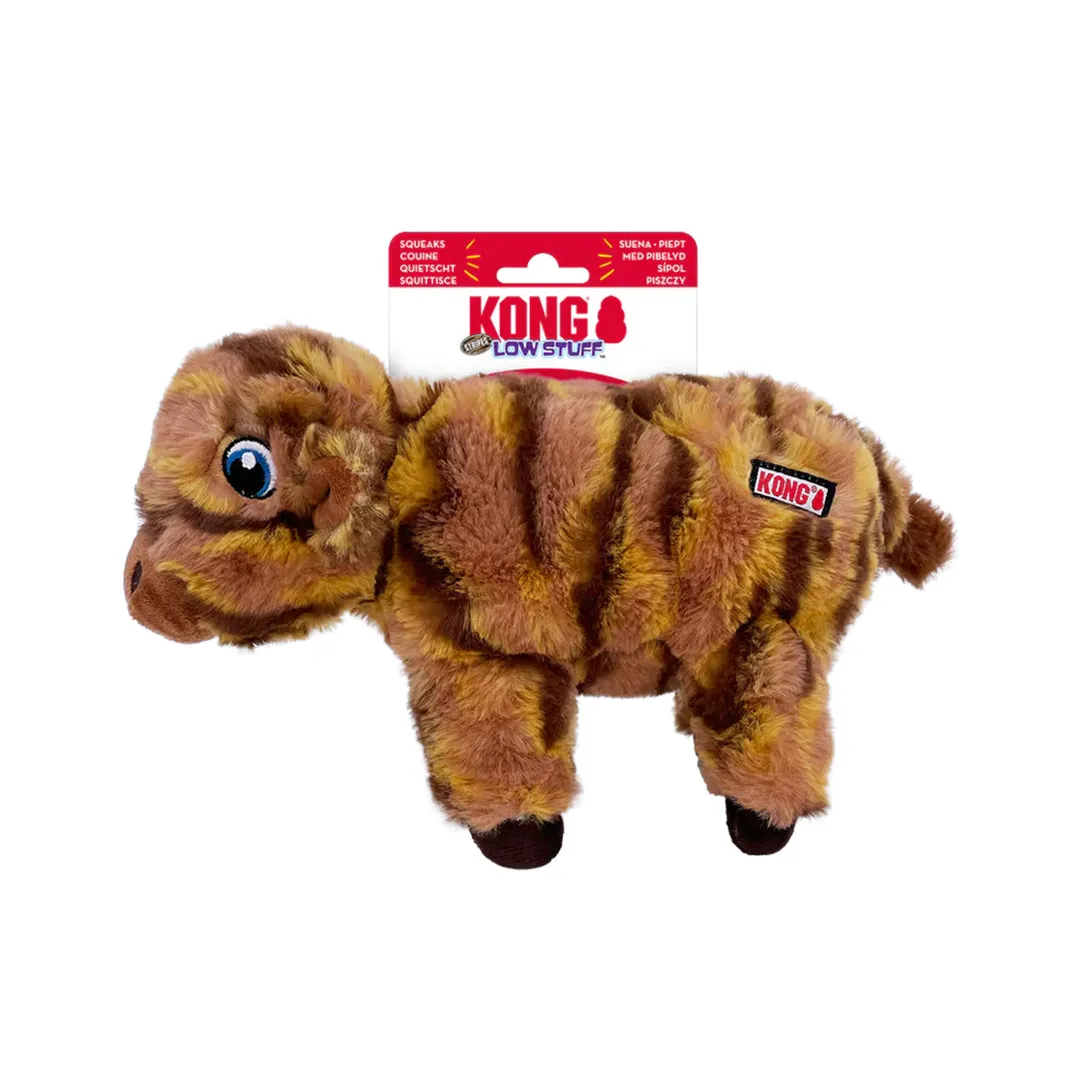 KONG Low Stuff Stripes Cow M, 16.5x31.75x7.6cm